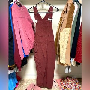 Corduroy maroon jumper
